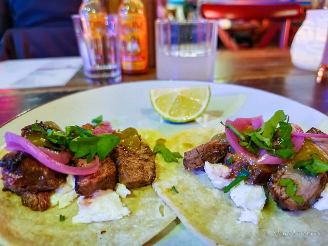 Carne Asada Tacos at The Basement