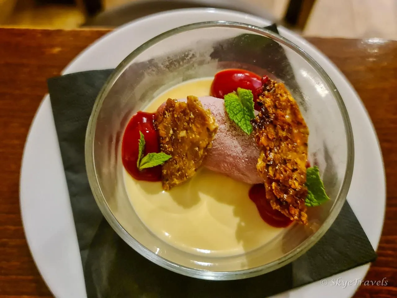 Dessert at The Cellar Door