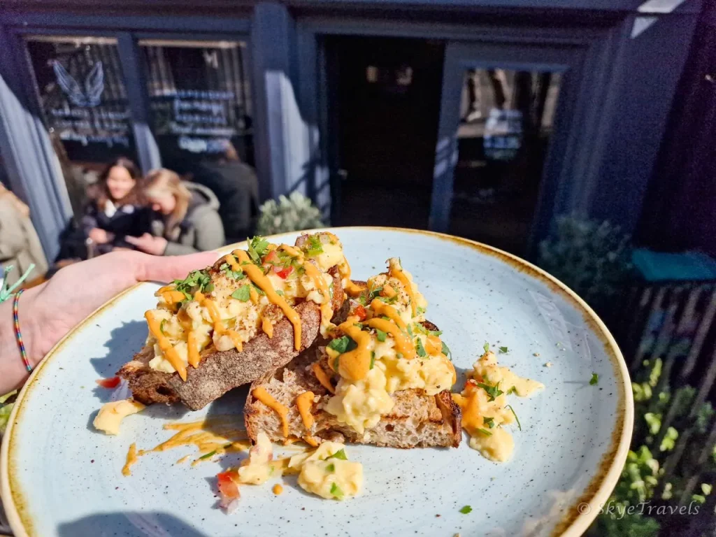 Urban Angel Toast with Eggs