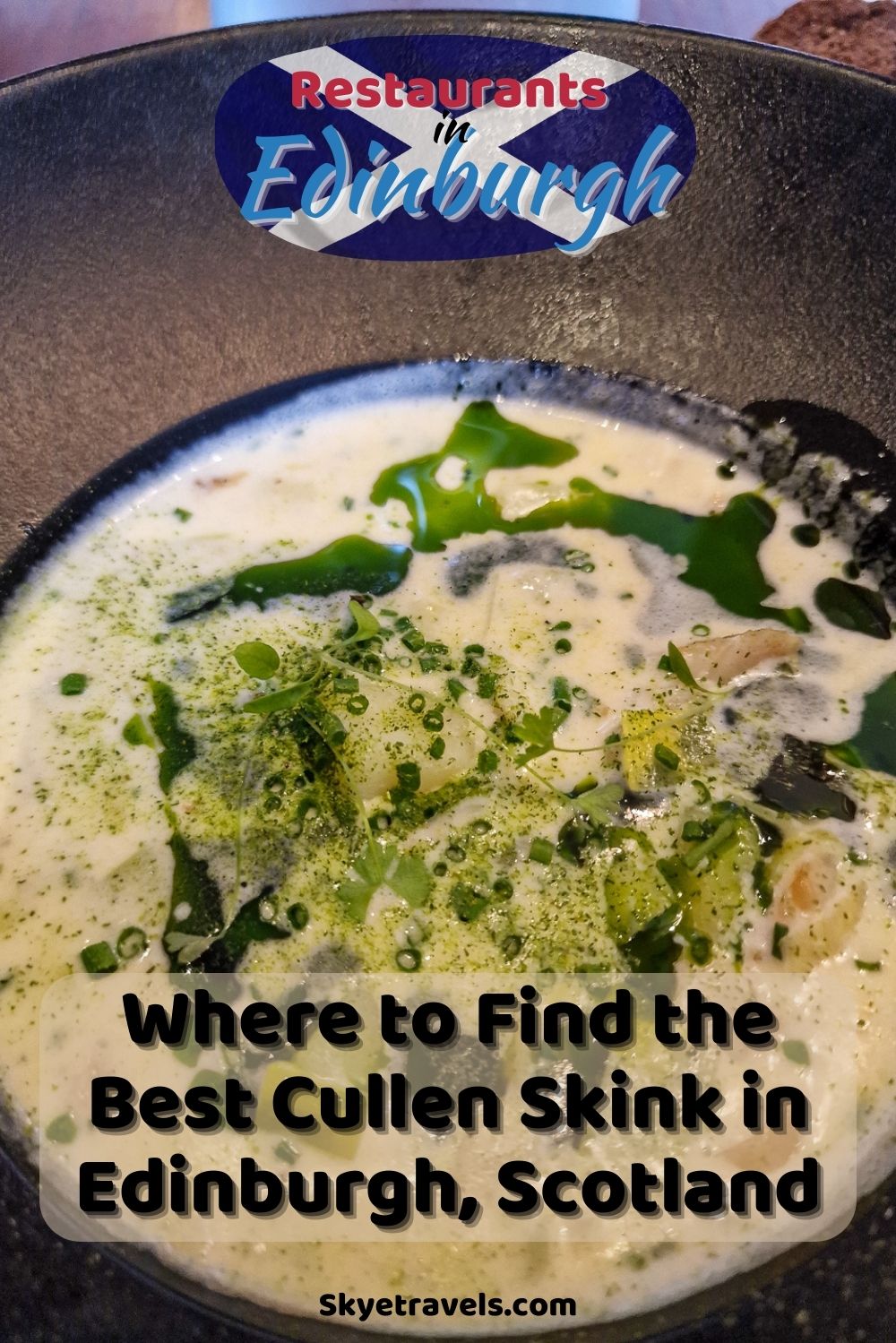 Best Cullen Skink in Edinburgh Pin